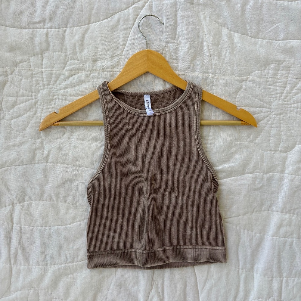SOLD Ribbed Crop Top